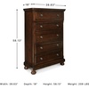 image:imageSignature Design by Ashley Bed Frame with Storage Lettner California KingDark Brown