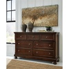 image:imageSignature Design by Ashley Bed Frame with Storage Lettner California KingDark Brown