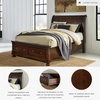 image:imageSignature Design by Ashley Bed Frame with Storage Lettner California KingDark Brown
