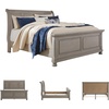 image:imageSignature Design by Ashley Bed Frame with Storage Lettner California KingLight Gray
