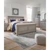 image:imageSignature Design by Ashley Bed Frame with Storage Lettner California KingLight Gray