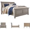 image:imageSignature Design by Ashley Bed Frame with Storage Lettner California KingLight Gray