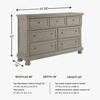 image:imageSignature Design by Ashley Bed Frame with Storage Lettner California KingLight Gray