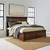 image:imageSignature Design by Ashley Bed Frame with Storage Lettner California KingRustic Brown