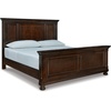 image:imageSignature Design by Ashley Bed Frame with Storage Lettner California KingRustic Brown