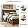 image:imageSignature Design by Ashley Bed Frame with Storage Lettner California KingRustic Brown