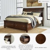 image:imageSignature Design by Ashley Bed Frame with Storage Lettner California KingRustic Brown