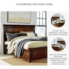 image:imageSignature Design by Ashley Bed Frame with Storage Lettner California KingRustic Brown