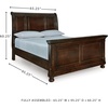 image:imageSignature Design by Ashley Bed Frame with Storage Lettner California KingRustic Brown