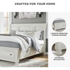 image:imageSignature Design by Ashley Bed Frame with Storage Lettner California KingWhitewash