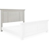 image:imageSignature Design by Ashley Bed Frame with Storage Lettner California KingWhitewash