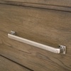 image:imageSignature Design by Ashley Cabalynn King Size Upholstered Bed Frame BeigeDresser and Mirror