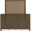 image:imageSignature Design by Ashley Cabalynn King Size Upholstered Bed Frame BeigeDresser and Mirror