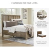 image:imageSignature Design by Ashley Cabalynn King Size Upholstered Bed Frame BeigeKing Panel Bed with Storage