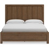 image:imageSignature Design by Ashley Cabalynn King Size Upholstered Bed Frame BeigeKing Panel Bed with Storage