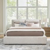 image:imageSignature Design by Ashley Cabalynn King Size Upholstered Bed Frame BeigeKing Upholstered Bed