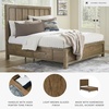 image:imageSignature Design by Ashley Cabalynn King Size Upholstered Bed Frame BeigeQueen Panel Bed with Storage