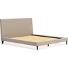 image:imageSignature Design by Ashley Cielden Contemporary King Upholstered Platform Bed with Low Profile Design Roll Slats Foundation or Box Spring Not Needed GrayGrey