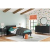 image:imageSignature Design by Ashley Full Size Platform Bed Frame NaturalBlack