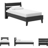 image:imageSignature Design by Ashley Full Size Platform Bed Frame NaturalBlack