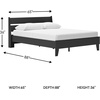 image:imageSignature Design by Ashley Full Size Platform Bed Frame NaturalBlack