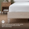 image:imageSignature Design by Ashley Full Size Platform Bed Frame NaturalNatural Beige