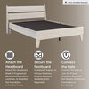 image:imageSignature Design by Ashley Full Size Platform Bed Frame NaturalNatural Beige