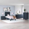 image:imageSignature Design by Ashley Full Size Platform Bed Frame NaturalNavy Blue