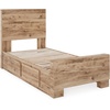 image:imageSignature Design by Ashley Hyanna King Panel Storage Bed with 6 DrawersTwin