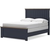 image:imageSignature Design by Ashley Kids Full Wood Panel Bed Frame Blue amp BrownFull