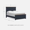image:imageSignature Design by Ashley Kids Full Wood Panel Bed Frame Blue amp BrownFull