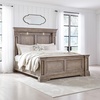 image:imageSignature Design by Ashley King Panel Bed with LED Lights Grayish BrownCalifornia King Panel Bed