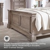 image:imageSignature Design by Ashley King Panel Bed with LED Lights Grayish BrownKing Panel Bed