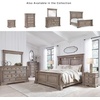 image:imageSignature Design by Ashley King Panel Bed with LED Lights Grayish BrownKing Panel Bed