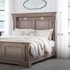 image:imageSignature Design by Ashley King Panel Bed with LED Lights Grayish BrownKing Panel Bed