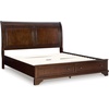 image:imageSignature Design by Ashley King Sleigh Storage Bed Frame BrownKing