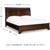 image:imageSignature Design by Ashley King Sleigh Storage Bed Frame BrownKing