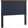 image:imageSignature Design by Ashley Landocken Full Panel Headboard Slate BlueFull