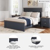 image:imageSignature Design by Ashley Landocken Full Panel Headboard Slate BlueQueen