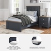 image:imageSignature Design by Ashley Landocken Full Panel Headboard Slate BlueTwin