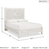 image:imageSignature Design by Ashley Panel Bed Frame White Full Size PaxberryWhitewash