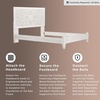 image:imageSignature Design by Ashley Panel Bed Frame White Full Size PaxberryWhitewash