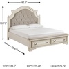 image:imageSignature Design by Ashley Realyn California King Storage Bed WhiteCalifornia King