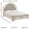image:imageSignature Design by Ashley Realyn California King Storage Bed WhiteKing