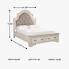 image:imageSignature Design by Ashley Realyn California King Storage Bed WhiteQueen