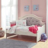 image:imageSignature Design by Ashley Realyn French Country Upholstered Tufted Day Bed Twin White amp Beige