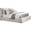 image:imageSignature Design by Ashley Cabalynn King Size Upholstered Bed Frame BeigeKing Upholstered Bed