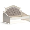 image:imageSignature Design by Ashley Realyn French Country Upholstered Tufted Day Bed Twin White amp Beige