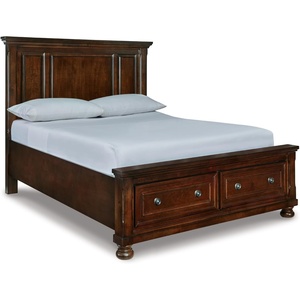 image:imageSignature Design by Ashley Bed Frame with Storage Lettner California KingRustic Brown