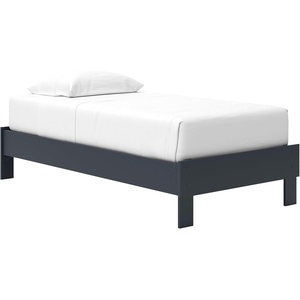 image:imageSignature Design by Ashley Full Size Platform Bed Frame NaturalNavy Blue
